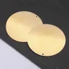 5pcs Raw Brass 55mm Metal Round Stamping Blank Disc Dog Tags Charms for Jewelry Making Pendant Necklace Findings Crafts