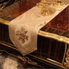 SBB Modern Simple luxury lac eelegant Flower Table Non-slip Flag High-end exquisitely table runner table decorate soft home 211117