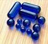 Sapphire Blue Spining Terp Pearl Pill Smoking Ball 4mm 6mm 8mm Dab Bead für Quarz Banger Rig Nail Glass Bongs