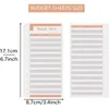 Envoltório de presente 12pcs Envelopes orçamentais Cardstock Sistema de envelope para dinheiro economizando layout colorsvertical