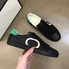 Ace İtalya Erkek Sneaker Online Özel Sıradan Ayakkabı İnterlokasyon Baskı Web Detay Şerit Beyaz Gerçek Deri Spor Ayakkabı Tasarımcı Eğitmenleri Chaussures Hommes Pour