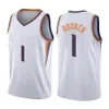 Mens Basketball Booker 1 Paul 3 Ayton 22 maillots cousus usine de haute qualité en gros S M L XL XXL