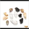 Other Findings & Components Drop Delivery 2021 50G/Lot Natural Small Conch Shape Shell Diy For Jewelry Making Necklace Chain Epoxy Craft Seas