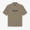 21SS 미국 다시 3D 실리콘 로고 폴로 대형 T 셔츠 하이 스트리트 짧은 소매 티 커플 여성 망 패션 디자이너 셔츠