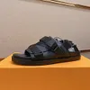 Мужские дизайнерские шлепанцы Сандалии Тапочки Top Qulity Draw String Summer Slides Luxury Flat Male