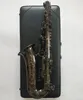 Topp A-901 E Flat Alto Saxophone Black Nickel Gold Musical Instruments Super Spelade professionell klass