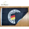 Made in Germany Schild-Flagge, 3 x 5 Fuß (90 cm x 150 cm), Polyester-Flagge, Banner-Dekoration für Zuhause