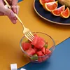 WORTHBUY Gold Cutlery Set Portable Travel Flatware Stainless Steel Silverware Kitchen Knife Fork Spoon Tableware Dinnerware 2202236133977