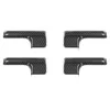 Garniture de couvercle de poignée de porte intérieure pour Ford F150 Raptor 2009-2014 fibre de carbone 4 pièces