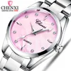 Chenxi Women Watchs Rhinestone Shell Dial Clock Quartz orologi da donna Ledies Top Luxury Brand Fashion Watch Montre Femme Q0524