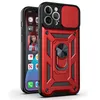 Przesuwne okno Przypadki Telefon Armor Magnetyczny Kickstand Back Cover 360 Stopni Uchwyt Uchwyt Ochraniacz do iPhone 12 Pro Max Mini 11 XS XR 7 7P 8 8Plus