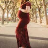 Maternity Gown Lace Maxi Dresses Women Clothes Pography Pregnancy for Po Shoot Sexy Pregnant 210721