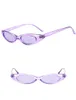 Mode lunettes de soleil yeux de chat femmes rétro ovale lunettes de soleil Cateye pour femme Sexy petit cadre UV400 8 couleurs 10PCS7118295