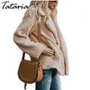 1 femmes manteau hiver chaud grande taille point ouvert mince noir en peluche femmes fausse fourrure de lapin lâche Cardigan dames épais Long 210514