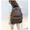 Mode Leder Rucksack Für Frauen Männer Laptop Taschen Sport Outdoor Rucksack Unisex Schule Daybag bag126 X0529