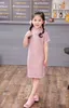 Blommig baby qipao tjej klänning chi-pao cheongsam julklapp kinesiska barn spets klänningar tjejer kläder bröllop prinsessan klänning q0716