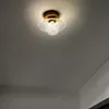 Yıldız Koridoru Koridor Tavan Işıkları Nordic Yaratıcı Sundurma Balkon LED Işık Basit Modern Giriş Salonu Lambalar Cam Armatür