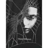 Rhude T-shirt Men Women 1:1 High Quality Spider Web Face Printing Rhude Tee Reflection Graphic Short Sleeve Vintage AKDN