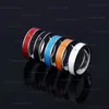 Nieuwe Luxe Designer Brief Ringen Band Ring voor Man Vrouwen Unisex Multicolor Emaille Ring Mode-sieraden Accessoires Vriendin Gift