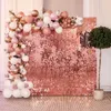 Party Background Curtain Sequin Backdrop Wedding Decor Baby Shower Sequin Wall Glitter Backdrop Curtain Birthday Foil Curtain1703009