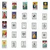 Pack of 50Pcs Wholesale Tarot-Card Stickers For Luggage Skateboard Notebook Helmet Water Bottle Car decals Kids Gifts