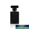 30 ml duidelijke matte zwarte glas parfum fles draagbare vierkante spray verstuiver flessen lege cosmetische containers voor reiziger owf7346