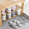 Clothing & Wardrobe Storage 3pc Iron Double Shoe Rack Cabinet Stretcher Organizer Shelves Stand For Footwear Home Supplies