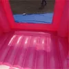 4.5x2.5m PVC Trampolines inflatable bounce house Pink jumping tent kids jumper castle for Amusement park children