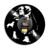 Labrador Golden Retriever chien disque vinyle horloge murale maison décoration pour animaux de compagnie lampe murale suspendue montre carlin Animal chien amant cadeau X07262274