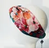 Kvinnor Headband Scarf Silk Headbands Flower Hummingbird Hairbands Letters Style Design Headbands with Free Ship