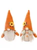 Feestartikelen Harvest Festival Decoratie Handgemaakte Pluche Facelille Gnomes Zonnebloempop Decor Home Desktop Ornamenten XBJK2107