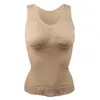 Mulheres Slim Up Lift Shaper Tops Corpo Em forma de Camisole Corset Cintura Emagrecimento Super Fino Tanque Drop 211218