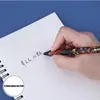 Kugelschreiber 4 stücke Serie Gel College Stil Kreative Schwarz 0,5mm Stift Lernen Büro Geschenk School Supplies Schreibwaren