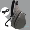 Brand Large Capacity Chest Bag Pack Leather Zipper Womens Messenger Bags Mens School Bag Modern Shoulder Bag L10