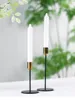 Kaarshouder Mordern Candlestick Metalen Vintage Ornament Nordic Style Single Head Simple Metal Bruiloft Decoratie Romantische Lle10497