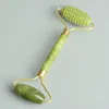Massage small skin protecting tools natural beauty device face massager two in one prick head double heads jade roller