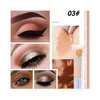 DEROL Matte 6 Color Liquid Eyeshadow Primer Long Lasting Soft Smooth Enhance Colour Coverage Flaw Face Concealer Cream