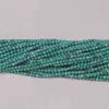 2mm 3mm Natural Green Turquoise Round Faceted Fine Gemstone Loose Beads Accessories for Necklace Bracelet DIY Jewelry Making