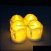 Candles Decor Home & Garden Led Flameless Tea Light Pillar Tealight Battery Operate Candle Lamp Wedding Birthday Party Christmas Decoration