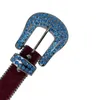 2021 luxury Men Women Belts Wtern Diamond Studded Belt Cowboy Bling Rhinton Belt for kids9202358