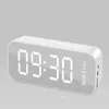 A18 Mini Mirror Alarm Clock Speakers Smart Wireless Bluetooth Speaker with Stereo Sound Effect 10pcs