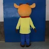 Costume da mascotte di cervo Sika carino di Halloween di alta qualità Personalizza personaggio dei cartoni animati di animali anime a tema Costume da carnevale di Natale per adulti