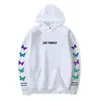 2021 Nieuwe Tony Lopez Merch Butterfly Hoodie Mannen Dames 3D Print Koreaanse Losse Love Yourself Hoodies Casual Jongens / Meisjes Sweatshirts Y211118