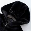 Winter Thick Warm Short Parka Sexy Short Faux Fur Coat Women Luxury Loose Jackets With Black PU Leather Elastic Hem 211206