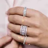 Anelli a fascia fatti a mano in argento sterling 925 ovale creato con diamante matrimonio fidanzamento cocktail donna anello con pietra preziosa gioielli9803638