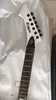 New white 6 strings lefty James Hetfield electric guitar metallic team custom left handed snakebyte-guitar rosewood fretboard guitarra 9V active pickups