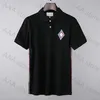 2021SS Designer Polo Shirts Men Luxury Polos Casual Mens T Shirt Snake Bee Letter Print Embroidery Fashion High Street Man Tee 0001