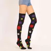 New Arrival Dot Stockings Women Sexy Thigh High Nylon Long Socks Thick Over Knee Socks Y1119