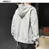 Autumn Korea Fashion Mens Hooded Hoodies Casual Zipepr Black Blue Gray Sweatshirts Couples Clothing 210528