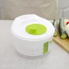 洗濯乾燥葉の果実野菜のキッチンアクセサリーのためのサラダスピナーレタスの緑の洗濯機の乾燥機のけいれん器のストレーナー1pcs